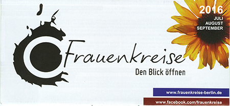 Flyer Frauenkreise Durch Gärten Tanzen 2016