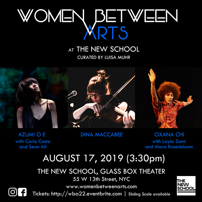 Flyer Women Between Arts Series