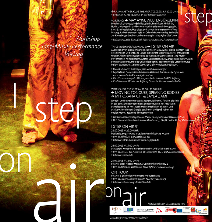 I Step on Air Flyer 2013